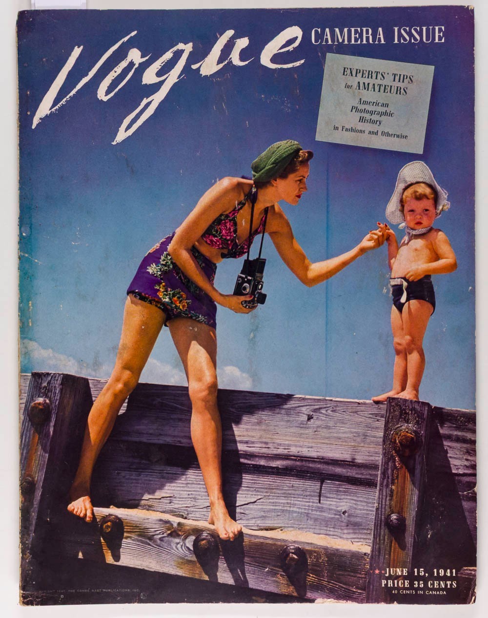 TONI FRISSELL Horst CECIL BEATON Vogue June 1941 Camera GEORGIA O'KEEFE vtg RBW