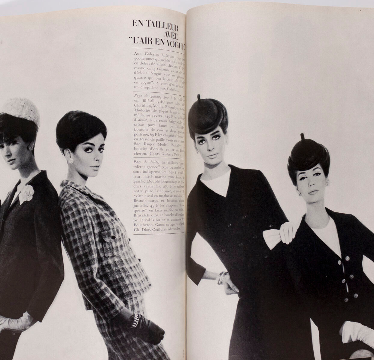 Geraldine Chaplin HELMUT NEWTON Jeanne Moreau GUY BOURDIN Couture PARIS VOGUE