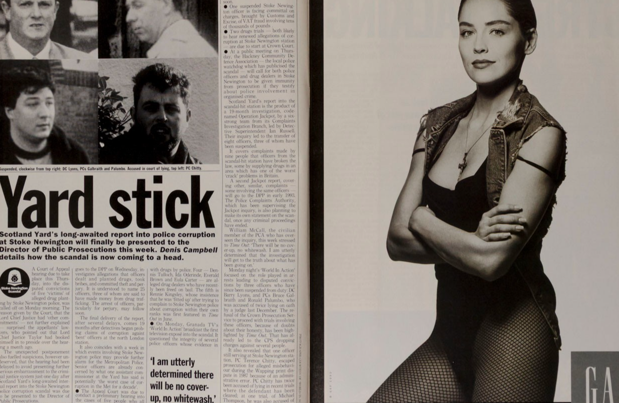 U2 Meryl Streep TIME OUT magazine November 1992 Patrick Caulfield SHARON STONE