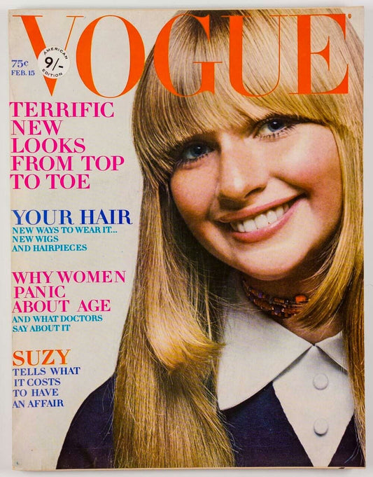 Lynn Sutherland PATTIE BOYD Tina Aumont HELMUT BERGER Marsha Hunt HORST Vogue US