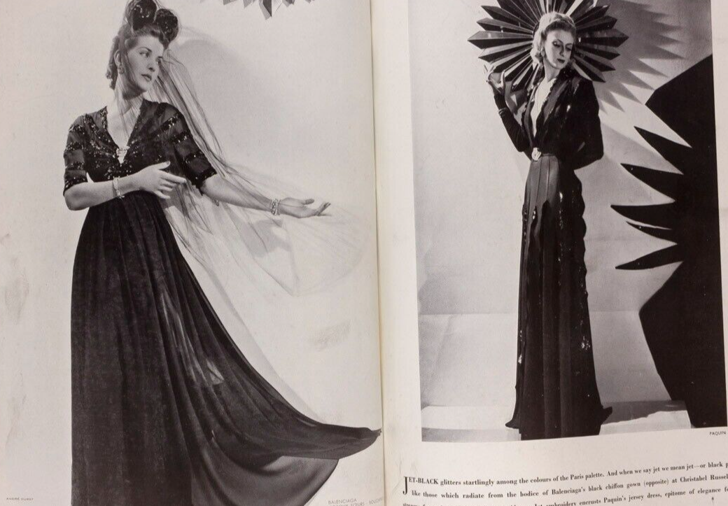LEE MILLER Horst CHRISTIAN BERARD Eric BALENCIAGA Diana Cooper  VOGUE April 1940