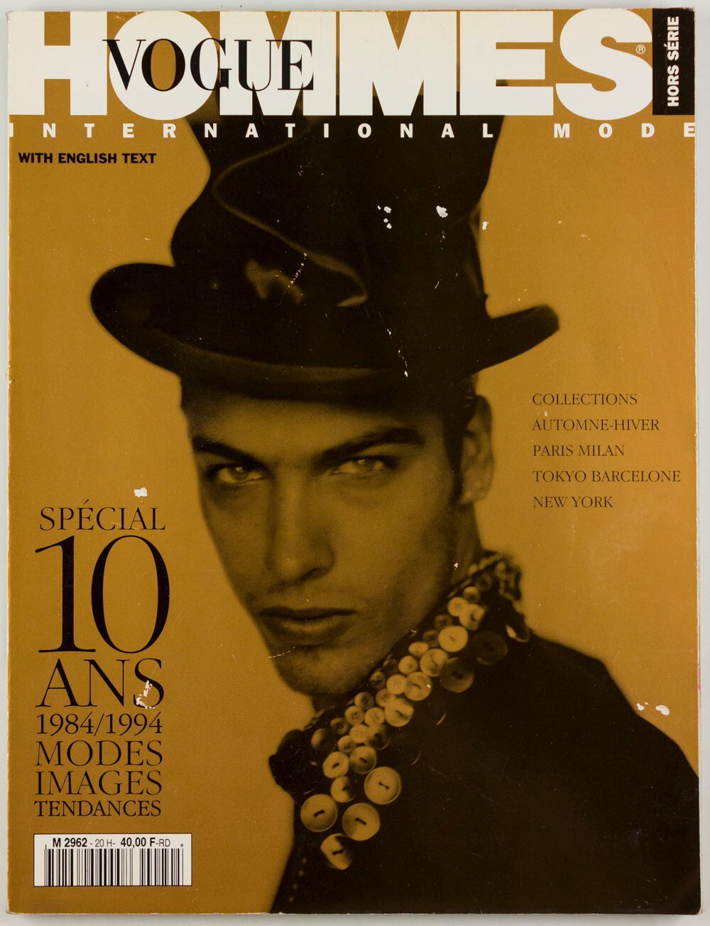 MARCUS SCHENKENBERG Kd Lang PAOLO ROVERSI Vogue Hommes Int. 1994 Workwear 10 ANS