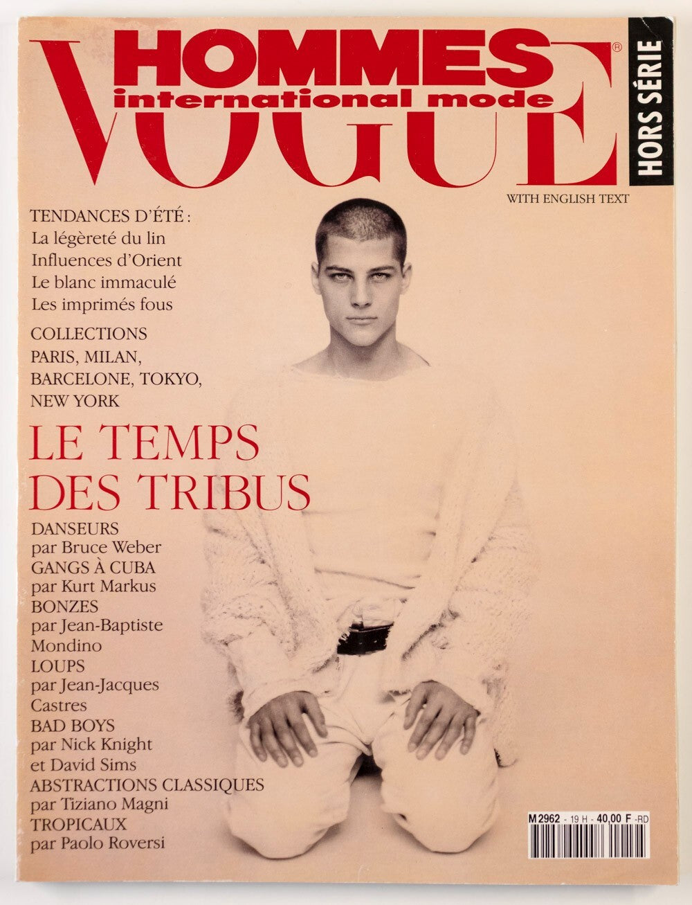 ATESH Tatjana Patitiz MARCUS SCHENKENBERG Vogue Hommes International 1994 Weber