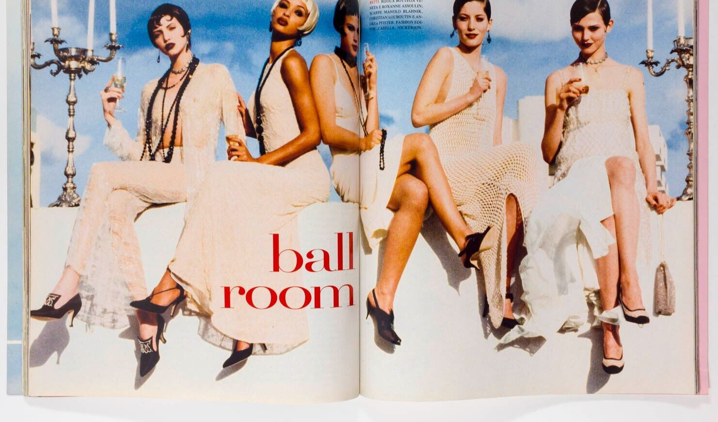 BRIDGET HALL Nadja Auermann STEPHANIE SEYMOUR Lucie de la Falaise BASQUIAT Vogue