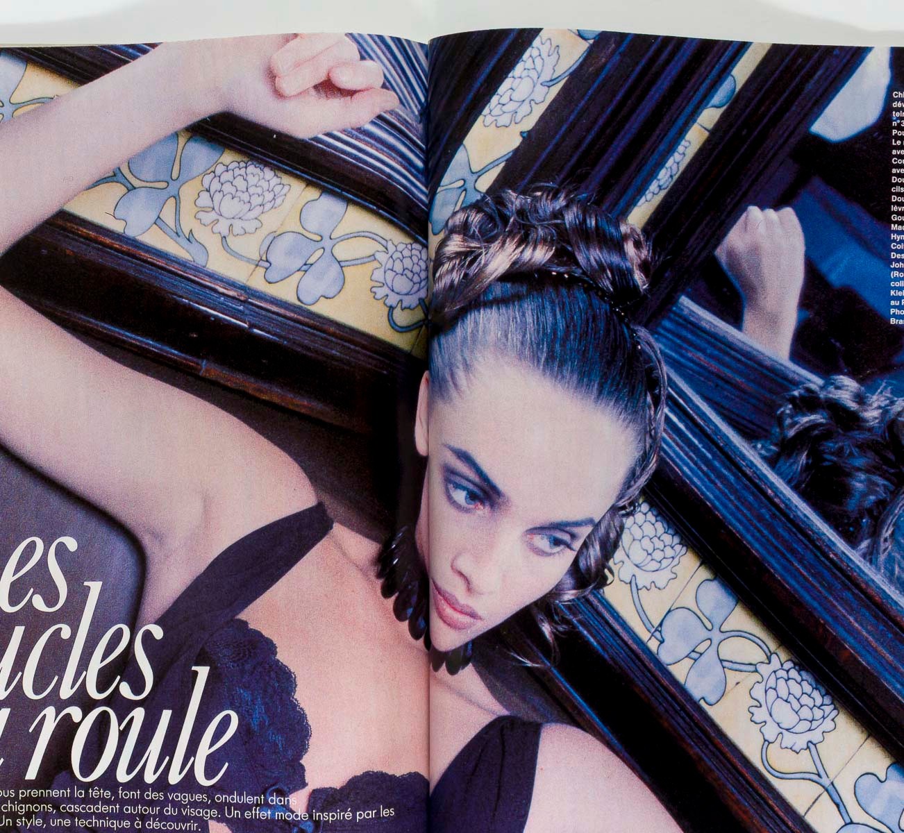 Beatrice Dalle JIM JARMUSCH Max Ernst ELLE MAGAZINE December 9 1991 JANE FONDA