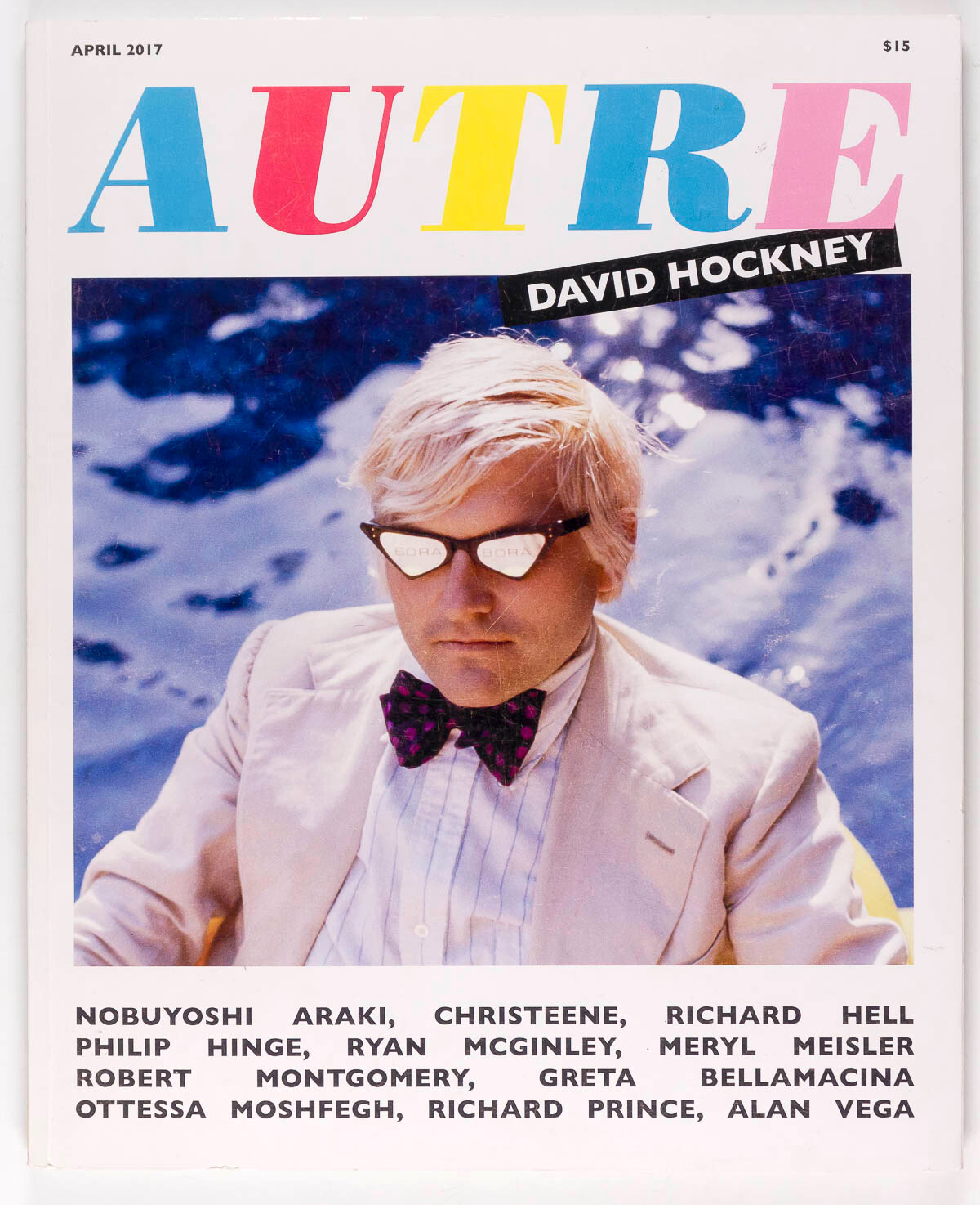DAVID HOCKNEY Araki RICHARD HELL Prince AUTRE April 2017 ALAN VEGA Ryan McGinley