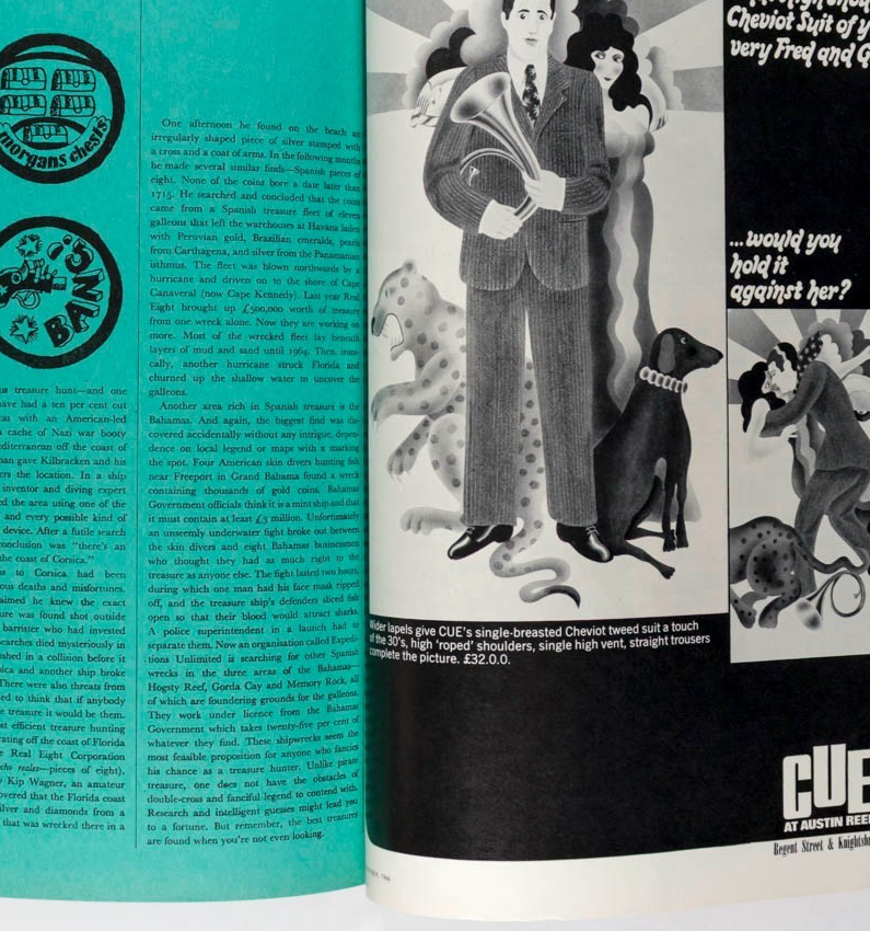 BRIAN JONES Anita Pallenberg HELMUT NEWTON Tara Browne VOGUE MEN November 1966