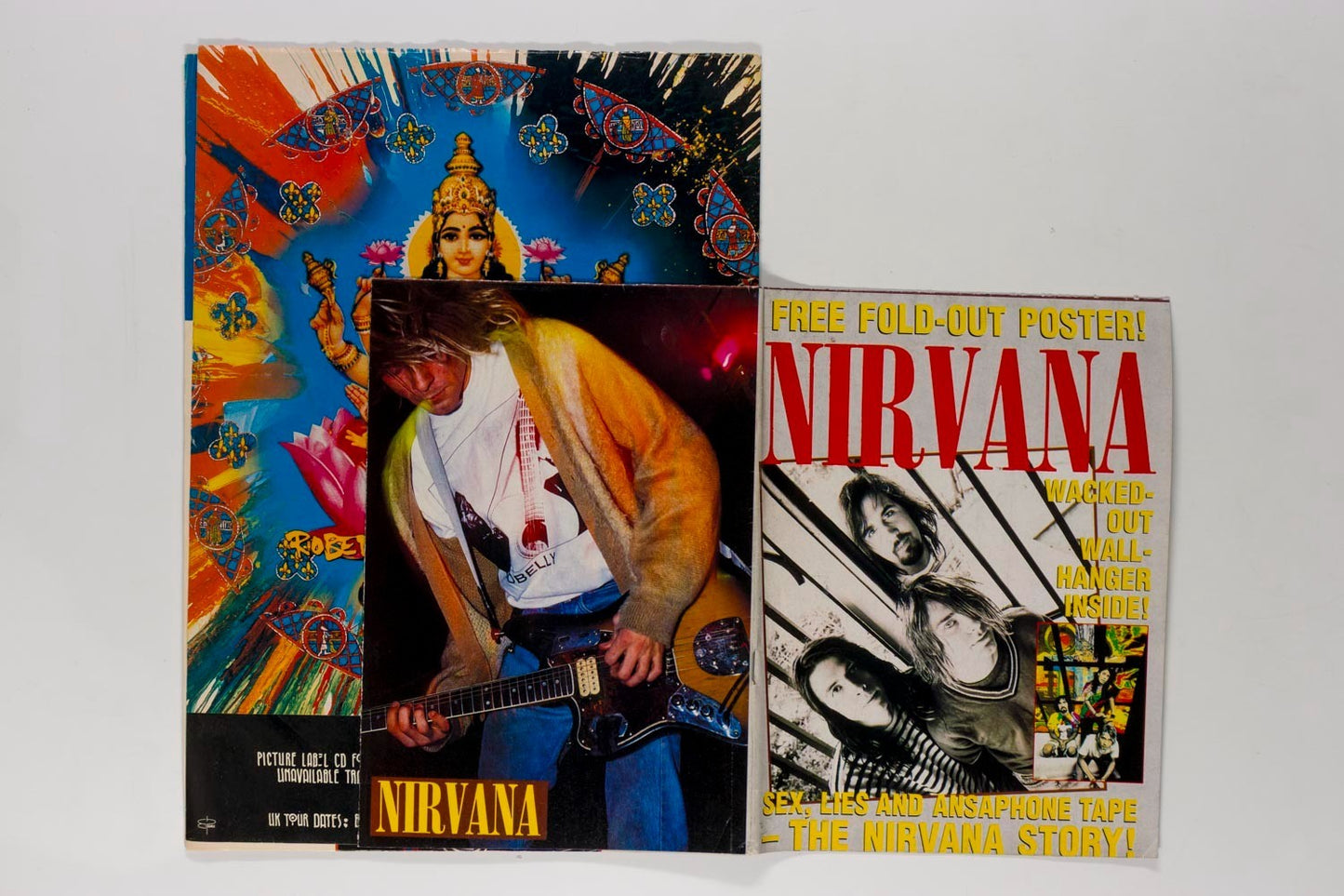 Metallica NIRVANA POSTER Ozzy Osbourne KERRANG magazine 1993 June 449 Bon Jovi