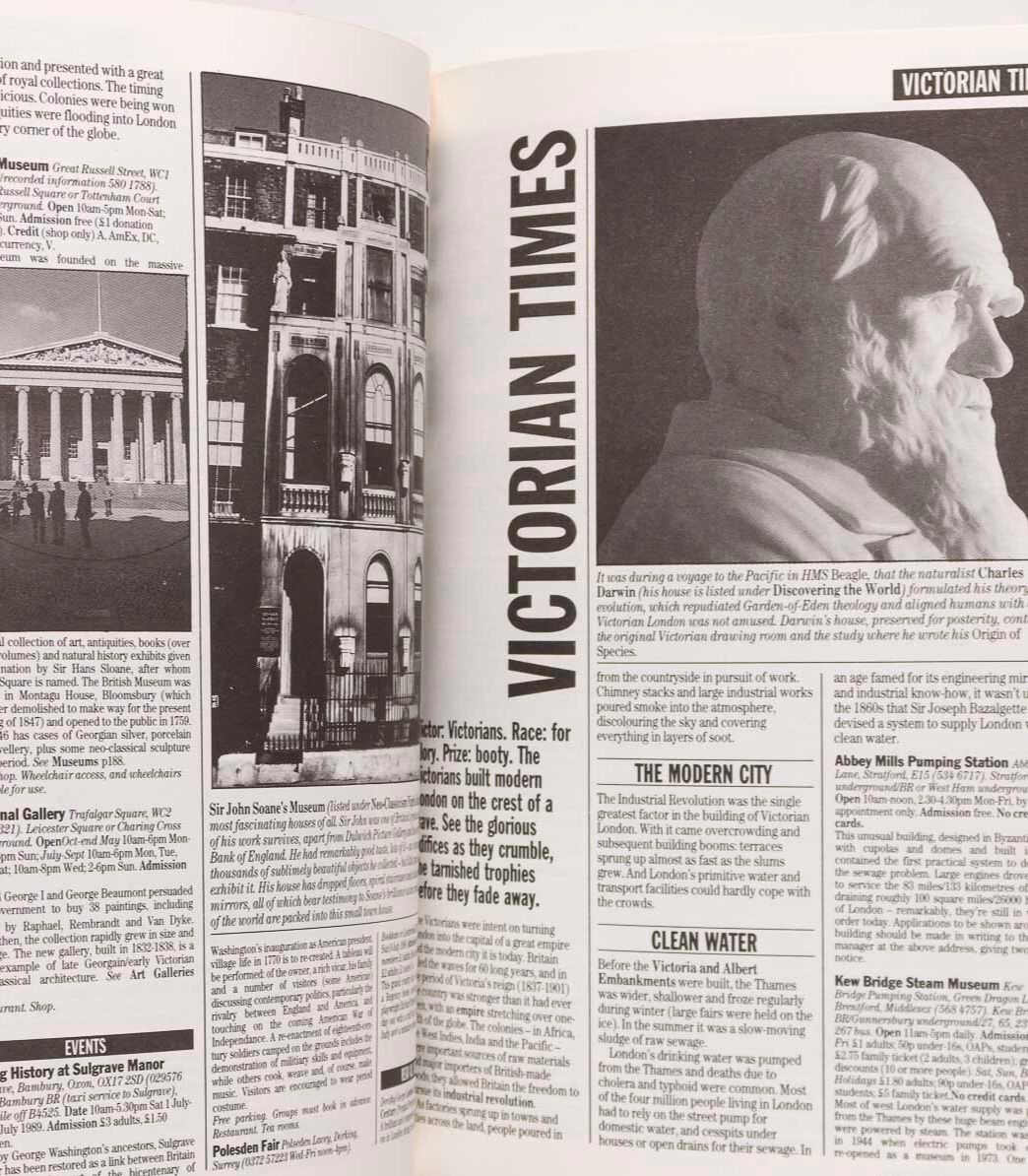TIME OUT LONDON GUIDE BOOK music MARKETS shops CLUBS gay MUSEUMS magazine 1989