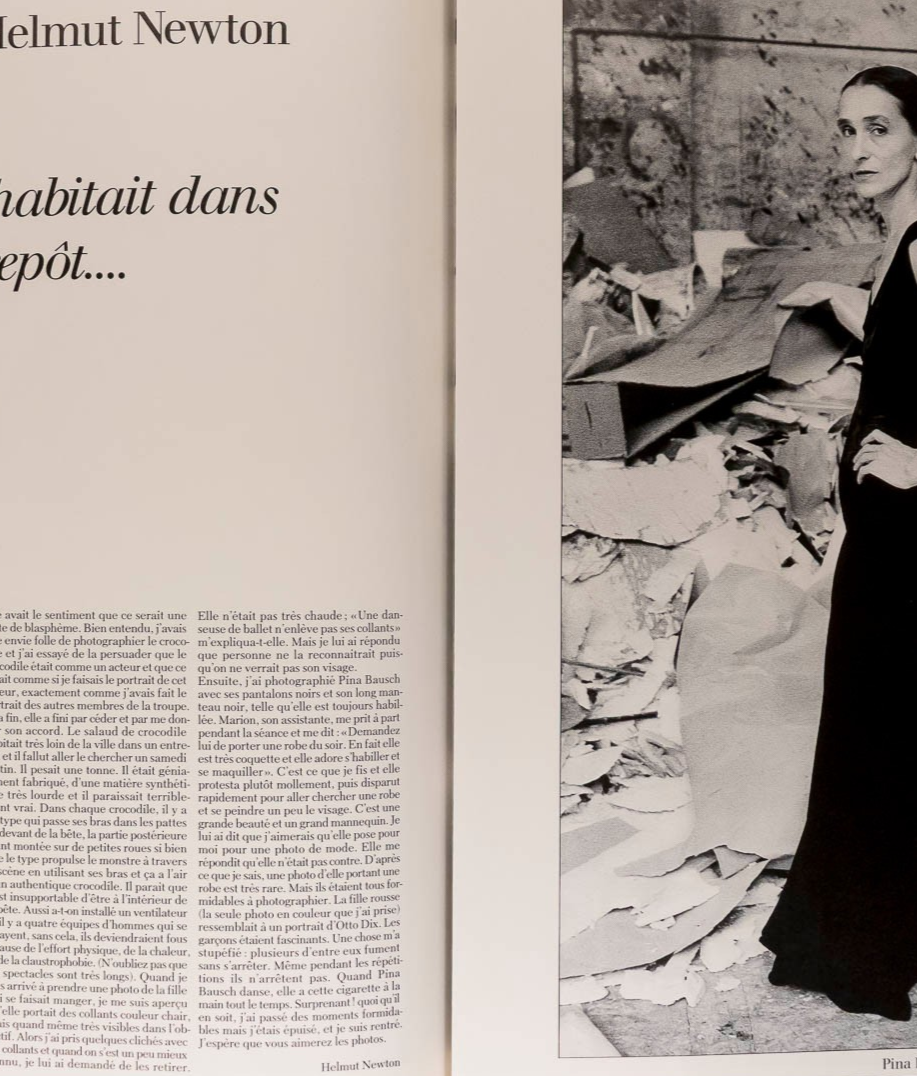 Ava Gardner HELMUT NEWTON Antonio Lopez DEBORAH TURBEVILLE Pina Bausch EGOISTE 8