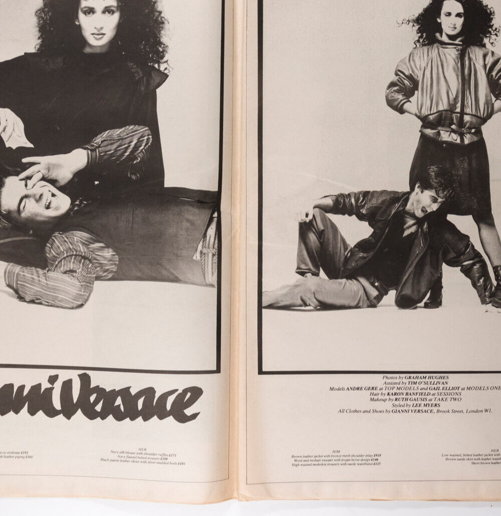 CATHERINE OXENBERG Gail Elliot MARIE HELVIN Ritz magazine JARED MARTIN Versace