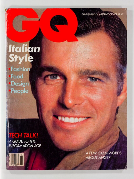 Billy Gleason ITALIAN STYLE Tech LOUIS MALLE Design US GQ magazine 1983 October