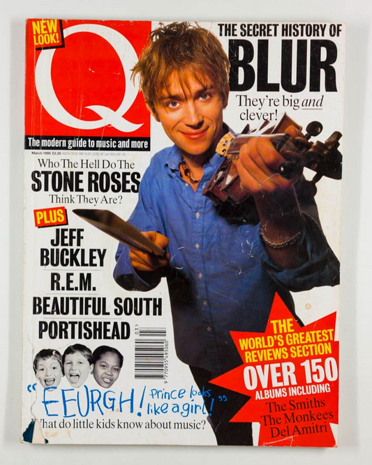 Damon Albarn JEFF BUCKLEY Portishead Q MAGAZINE March 1995 R.E.M. Stone Roses UK