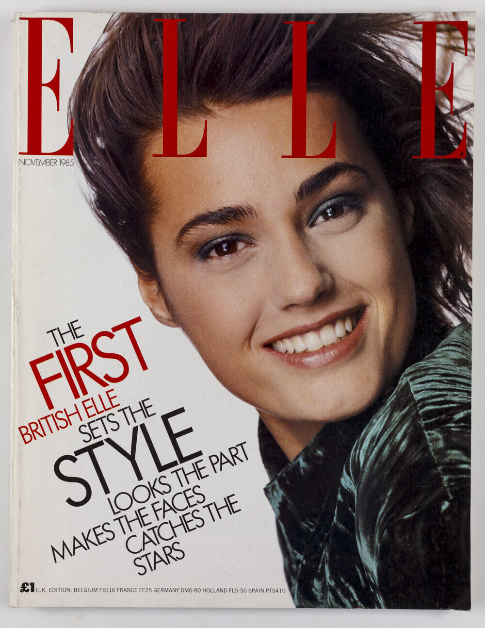 YASMN LE BON Kristen McMenamy ALAIA Bryan Ferry BONNIE BERMAN Elle magazine No.1