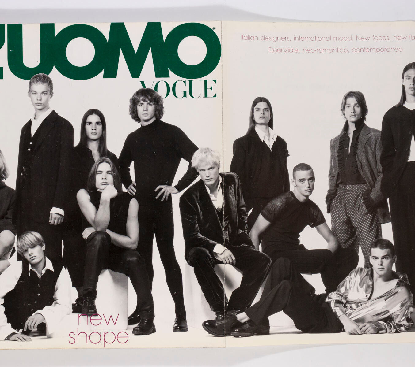 MARCUS SCHENKENBERG Tom Cruise RUPERT EVERETT Bruce Weber SUEDE vtg L'UOMO VOGUE