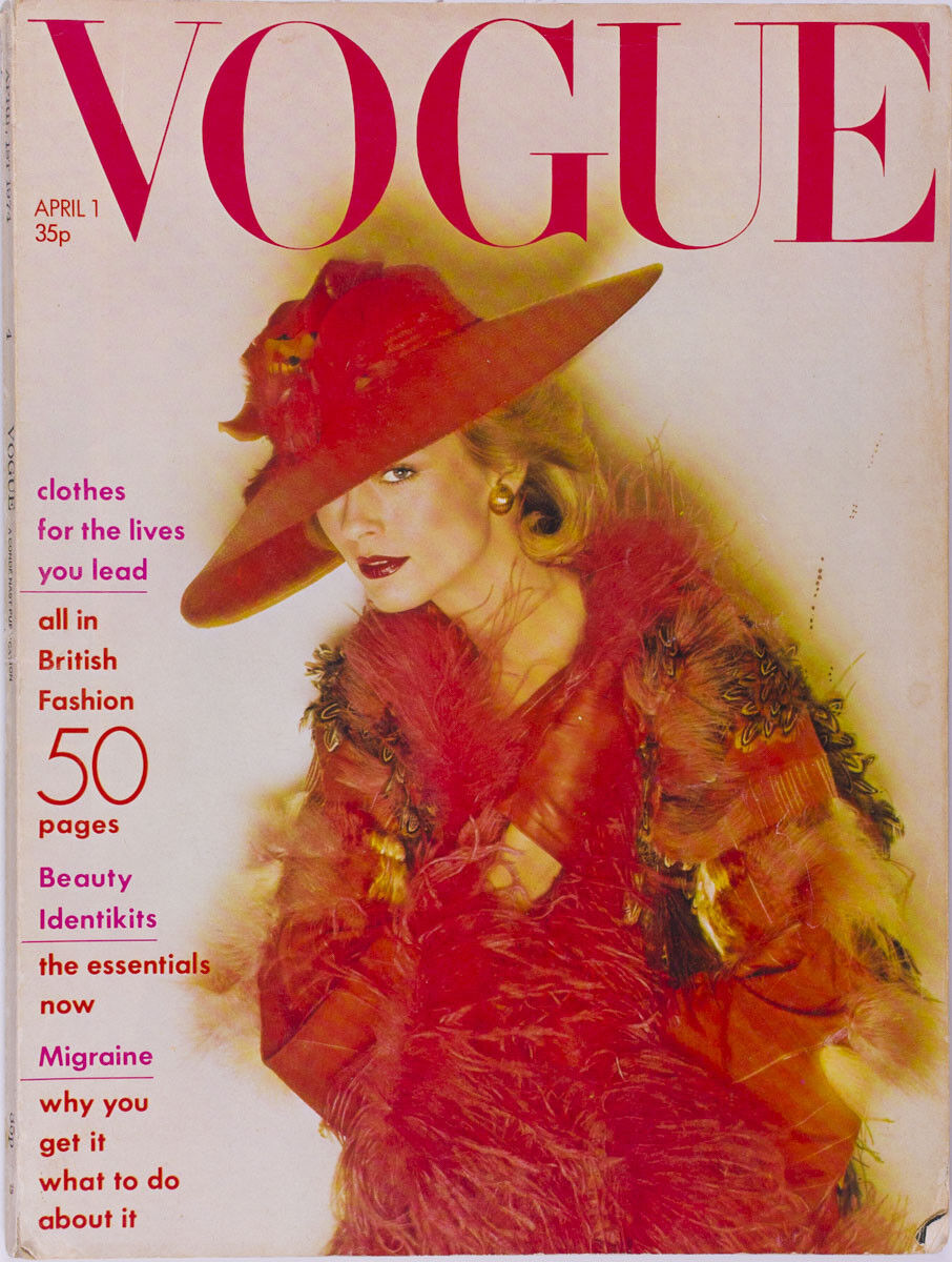 Steve Hiett DONNA JORDAN Guy Bourdin ERIC BOMAN David Bailey  VOGUE MAGAZINE vtg