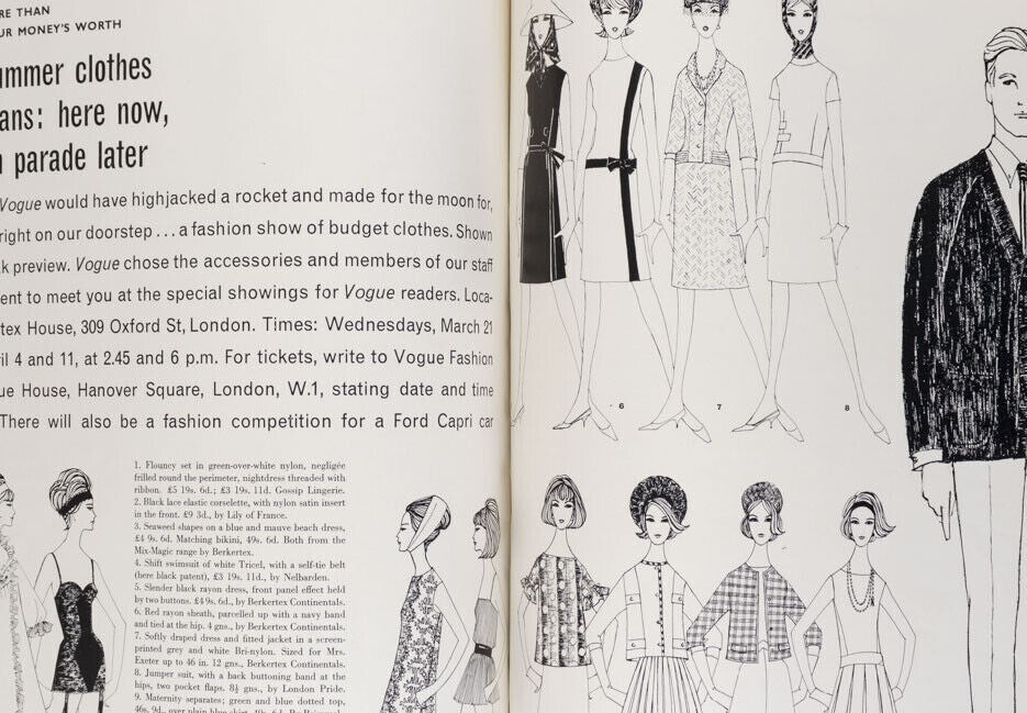 Jean Shrimpton RONNIE SCOTT Len Deighton LONDON COLLECTIONS Vogue 15 March 1962