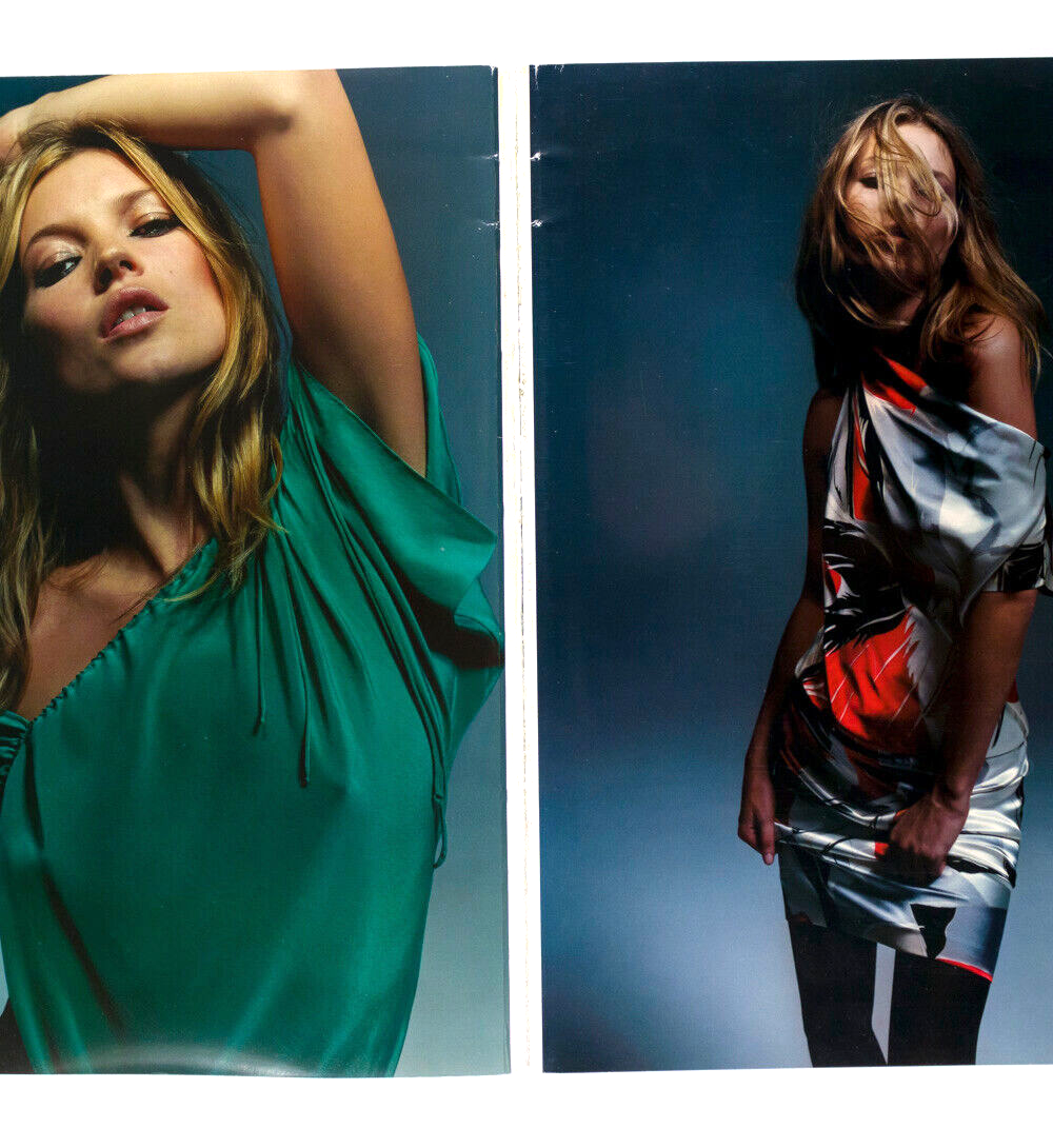 KATE MOSS for ZARA lookbook fashion catalogue - AUTUMN WINTER FALL 2003 2004 vtg