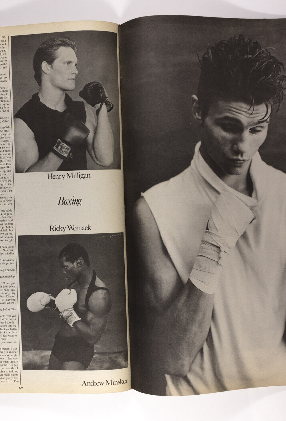 BRUCE WEBER United States OLYMPIC SPECIAL Carl Lewis INTERVIEW magazine Jan 1984