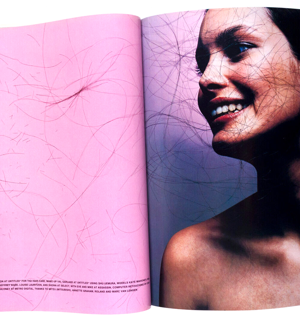 Stussy ADIDAS Hermes ELAINE CONSTANTINE Gisele THE FACE magazine August 1999 vtg