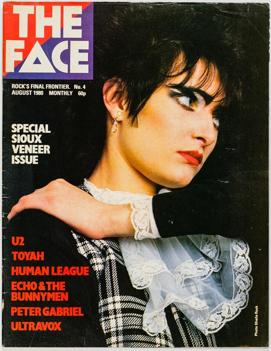 SIOUXSIE SIOUX Echo & Bunnymen U2 Ultravox PETER GABRIEL The FACE magazine No.4