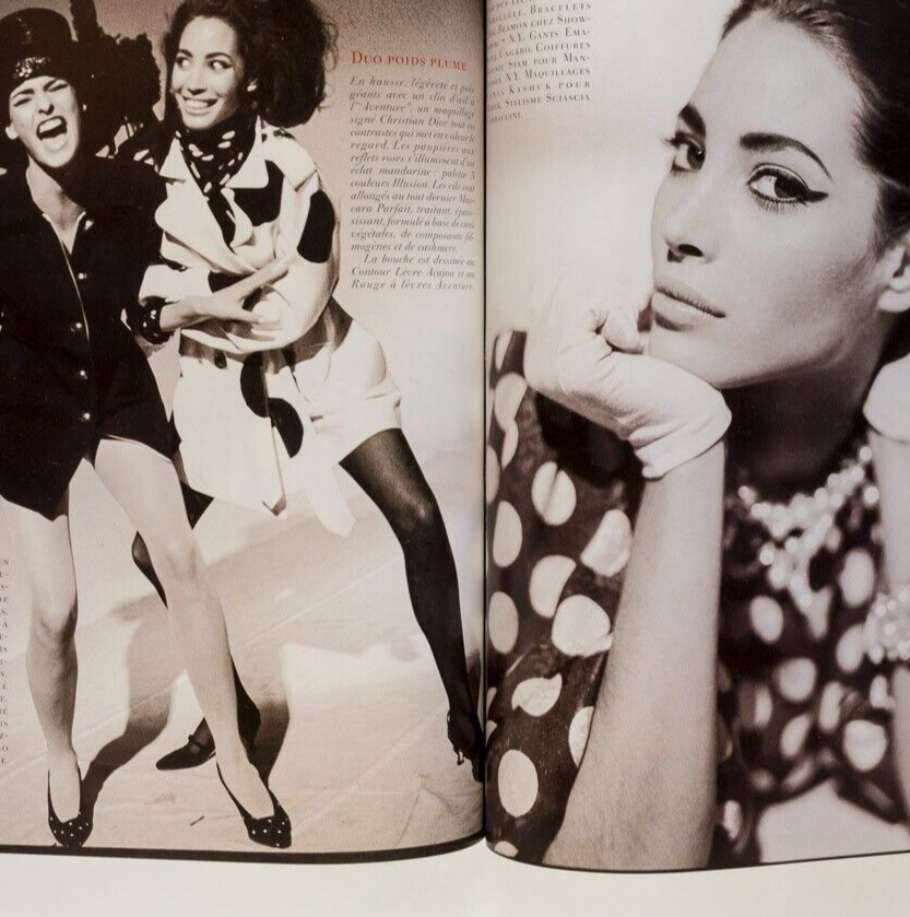 LINDA EVANGELISTA & CHRISTY TURLINGTON Arthur Elgort YASMEEN GHAURI  Paris Vogue