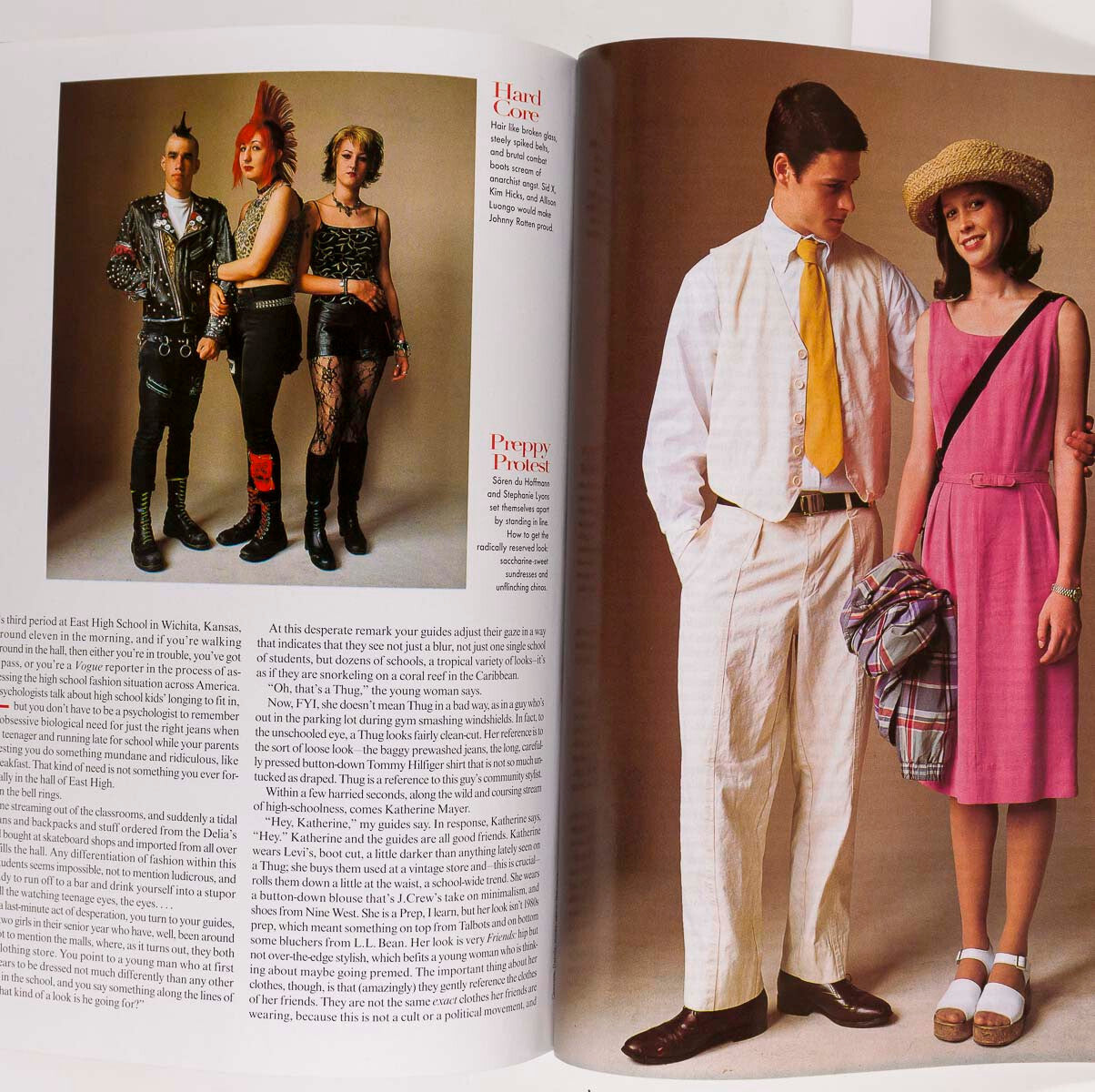 Carolyn Murphy STEVEN MEISEL Manhattan VOGUE magazine August 1998 Style DESIGNER