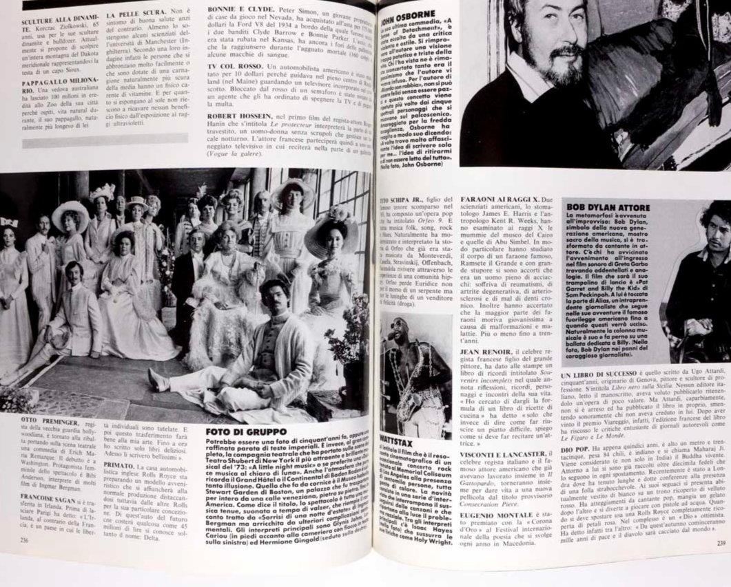Helmut Berger JACQUES DE BASCHER Udo Kier  L'UOMO VOGUE October 1973  Toscani KL