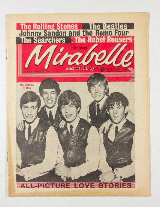 Rolling Stones BEATLES The Searchers REBEL ROUSERS Remo Four  MIRABELLE magazine