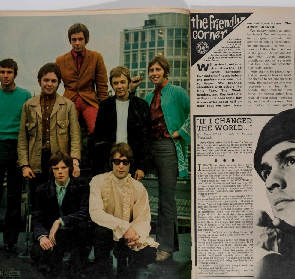 Amen Corner THE MOVE Bee Gees FABULOUS 208 February 6 1973 Lulu MONKEES Herd 60s