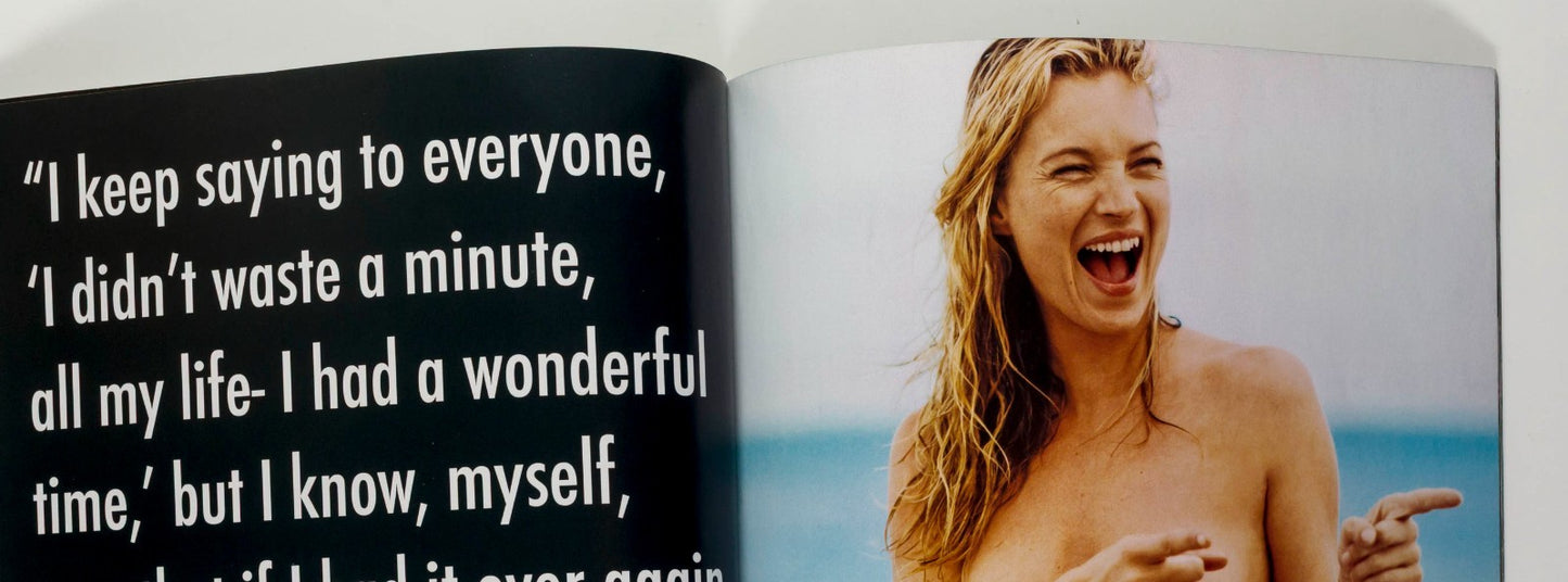 Kate Moss BRUCE WEBER Rupert Everett VOGUE HOMMES MAGAZINE 2006 Charlie Sexton