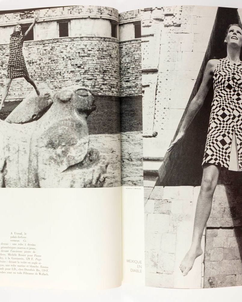Guy Bourdin BARDOT Peggy Moffitt CAPOTE Paris Vogue January 1966 60th birthday