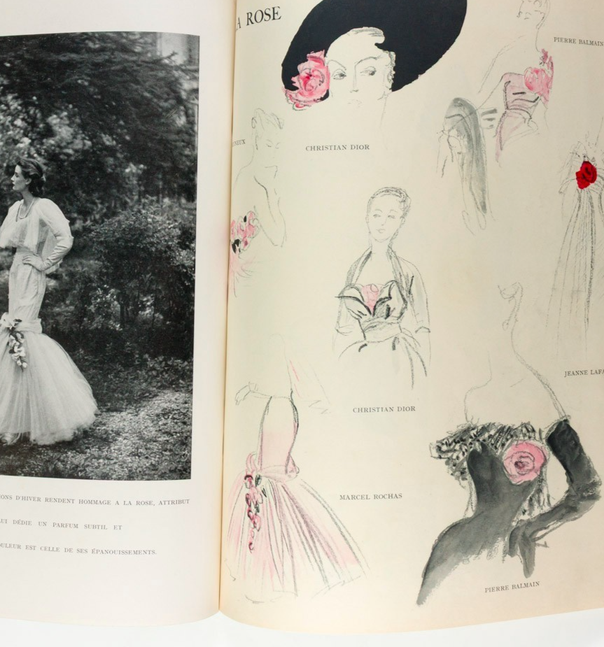 Carl Erickson BALENCIAGA Jean Cocteau PARIS VOGUE October 1948 Anouk Aimee GRES