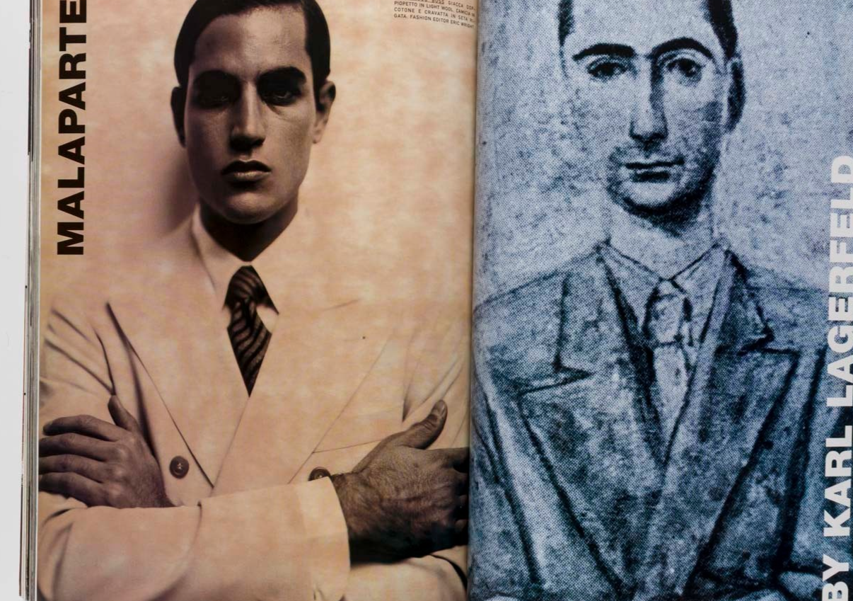 BILLY WHITE Uruguay BRUCE WEBER Roversi L'UOMO VOGUE April 1998 Malaparte PAVESI