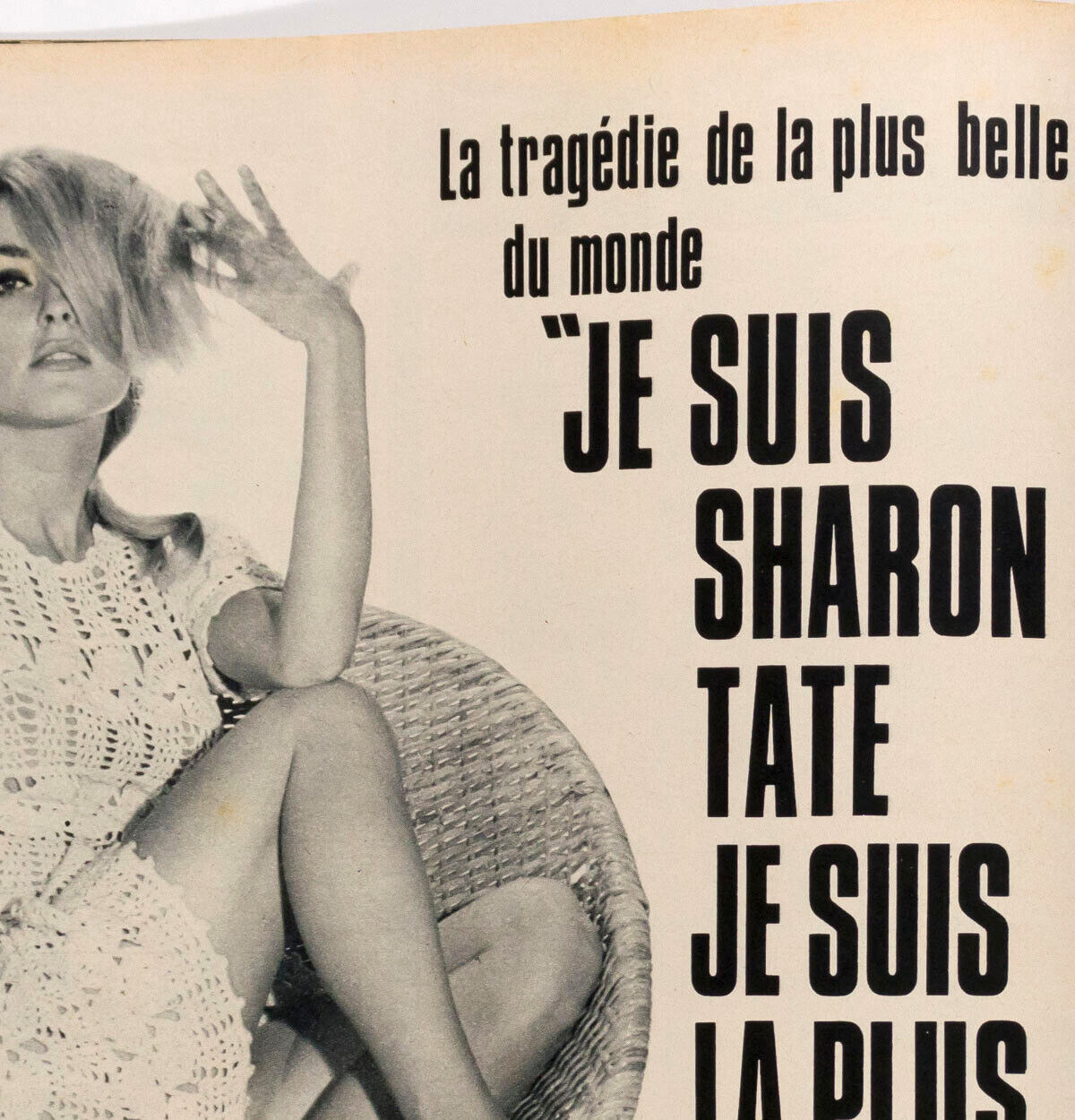 SHARON TATE Julie Andrews CLAUDIA CARDINALE Chanel CARY GRANT Cinemonde magazine