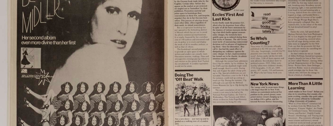 Jerry Garcia GRAHAM NASH Bette Midler TIME OUT January 11 1974 Saltley Coke CND