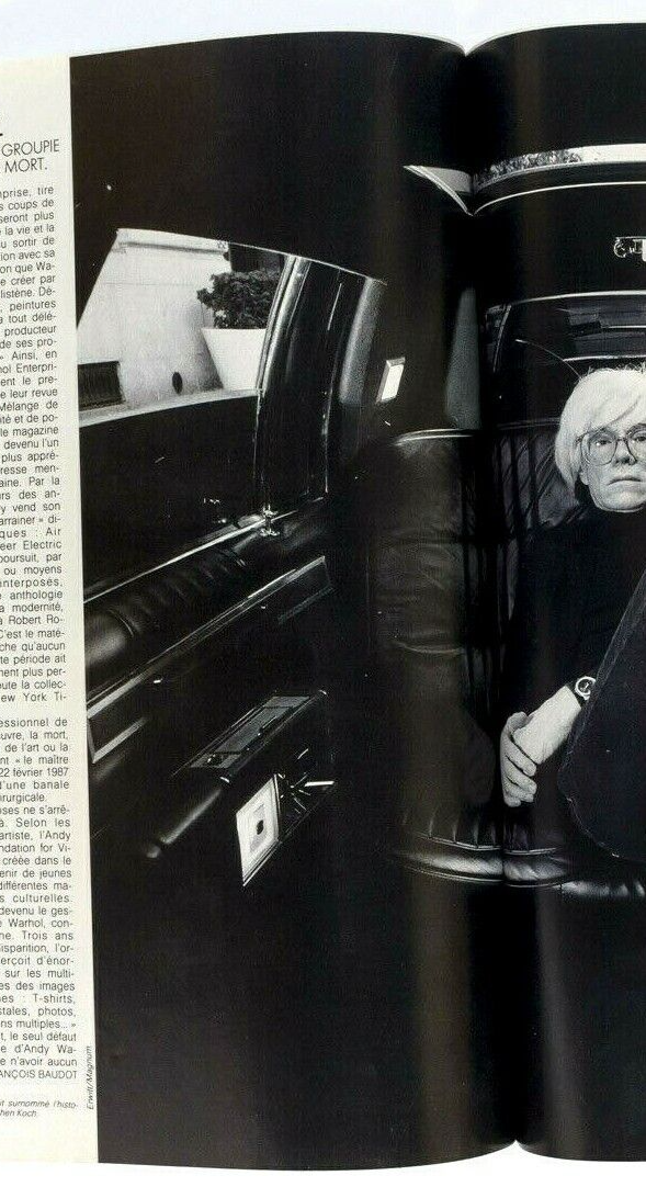 ANDY WARHOL Claire Dhelens INES DE LA FRESSANGE Lacroix YSL Adidas ELLE magazine