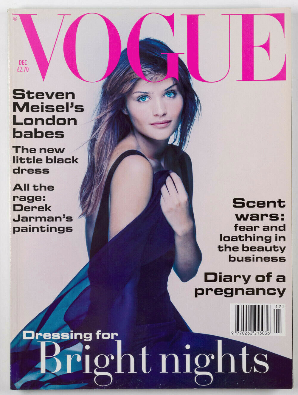 STELLA TENNANT x MEISEL Helena Christensen KATE MOSS Derek Jarman VOGUE Dec 1993