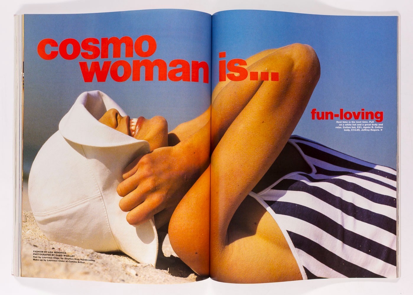 CLAIRE DHELENS Pedro Almodovar MIAMI 20th Anniversary COSMOPOLITAN March 1992 UK
