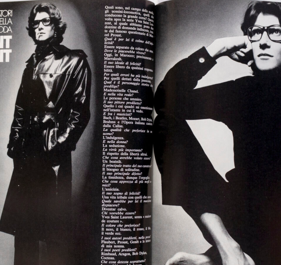 THE WHO David Bailey YVES SAINT LAURENT Jeanloup Sieff UMBERTO ORSINI vtg L'UOMO