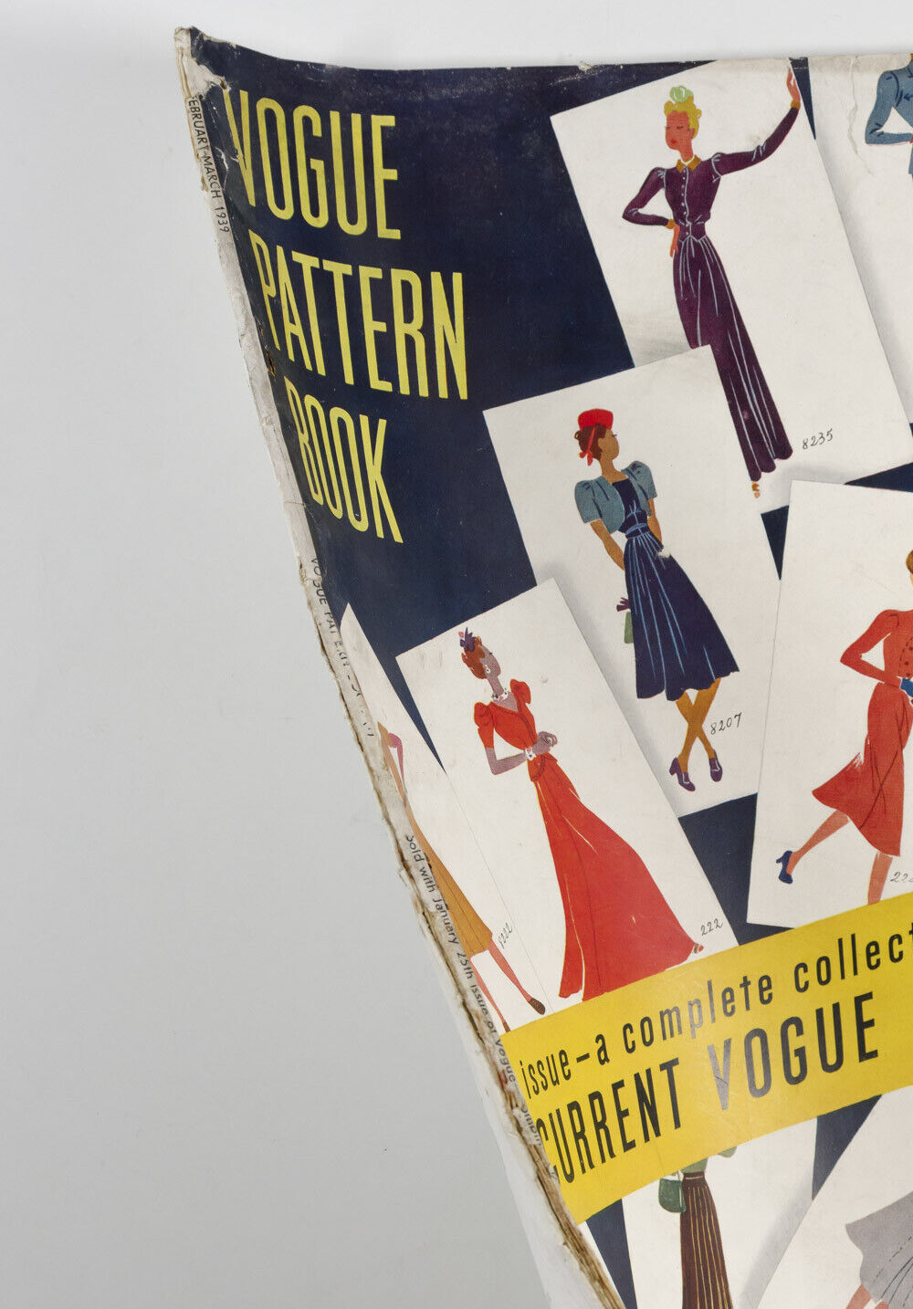 VOGUE PATTERN BOOK magazine 250 Dress Resort Couture designs MARCH 1939 WW2 30s