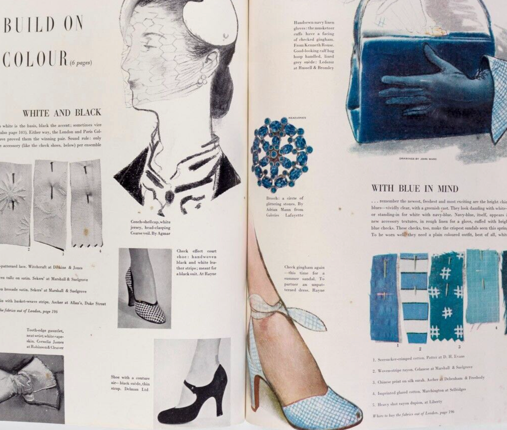 BLUMENFELD Horst NORMAN PARKINSON Paris JOHN WARD Balenciaga HEPWORTH Vogue 1951