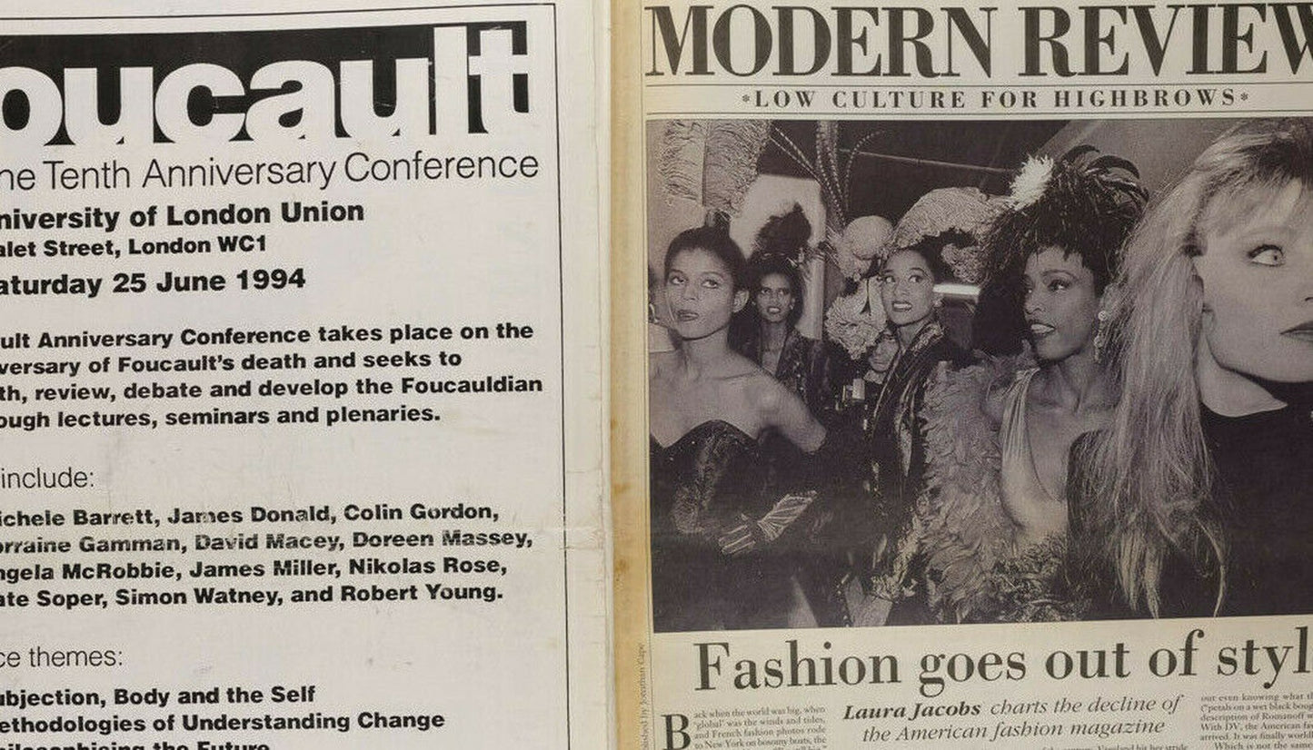 ELIZABETH HURLEY Naomi Campbell WILLIAM KLEIN Drag SENNA Modern Review June 1994