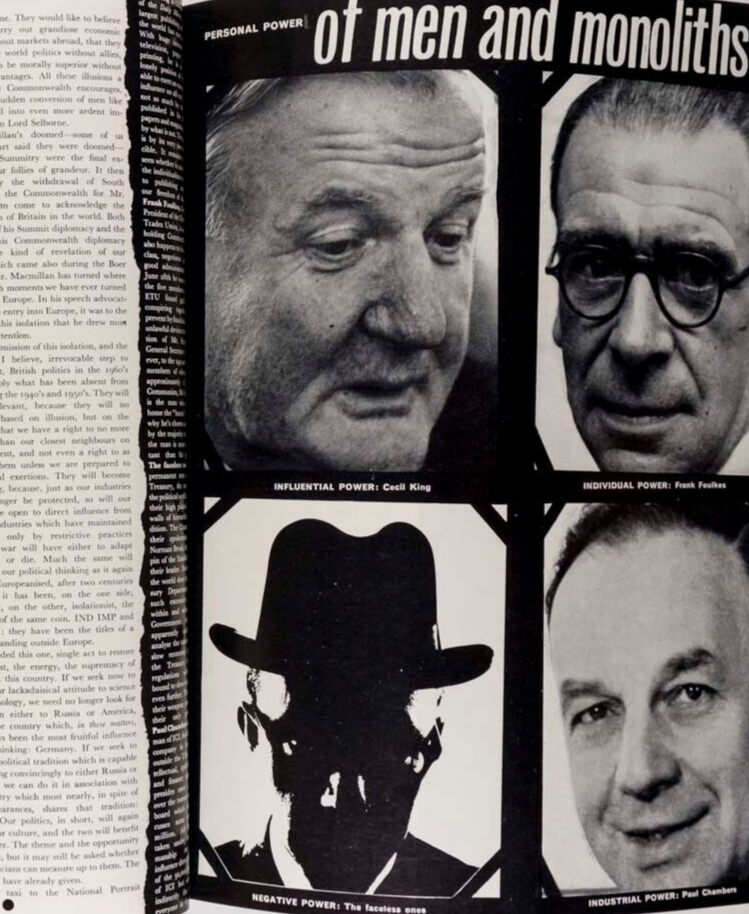 IAN FLEMING Norman Parkinson GEORGE MELLY Eric Stemp THE QUEEN magazine 1861 +
