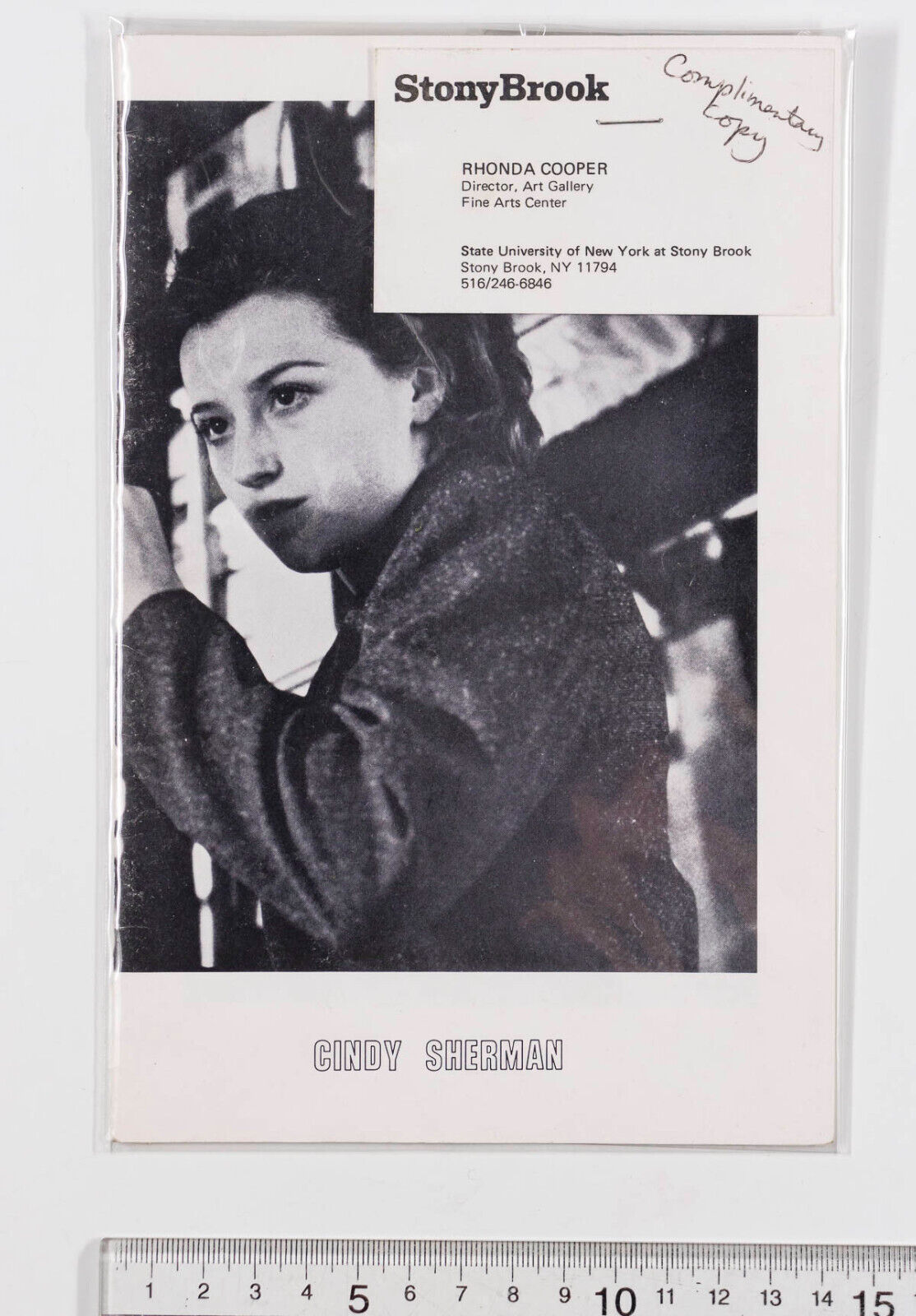 CINDY SHERMAN Untitled Film Stills Exhibition ASSOCIATION COPY StonyBrook 1983