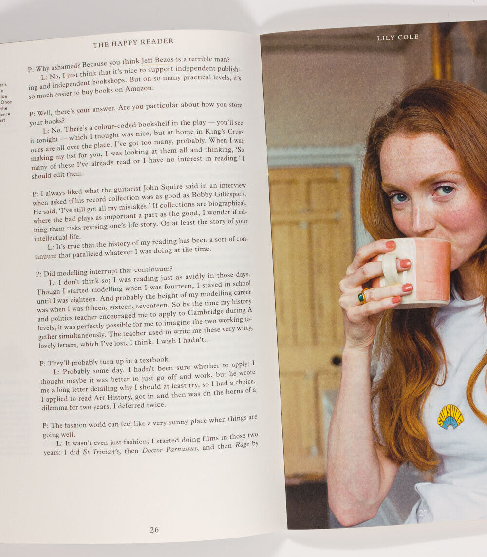 LILY COLE Penny Martin WOLFGANG TILLMANS The Happy Reader magazine 2017 Bookish