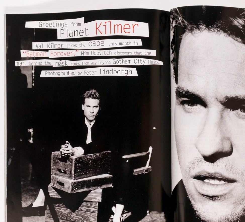 UMA THURMAN Val Kilmer MARIANNE FAITHFULL Harper's US June 1995 Claudia Schiffer