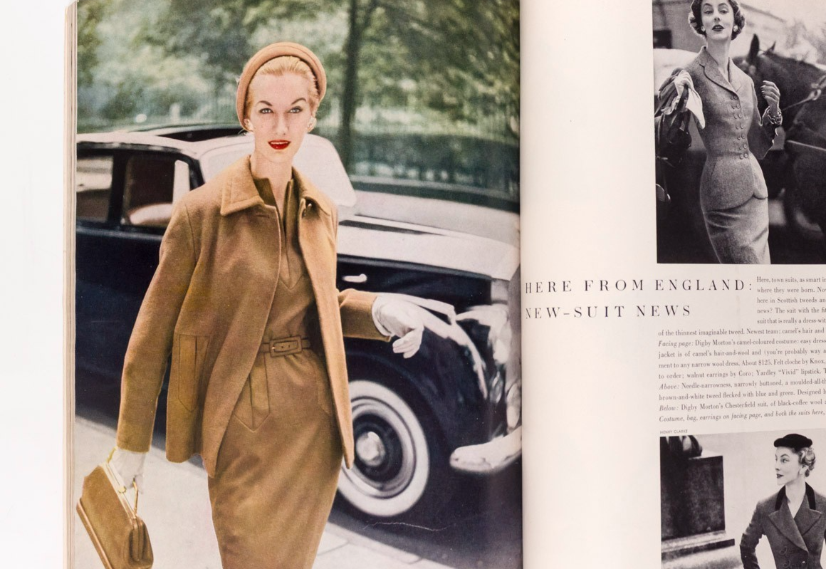 Dovima DIANE ARBUS Balenciaga VOGUE September 1953 Jean Patchett SUZY PARKER vtg
