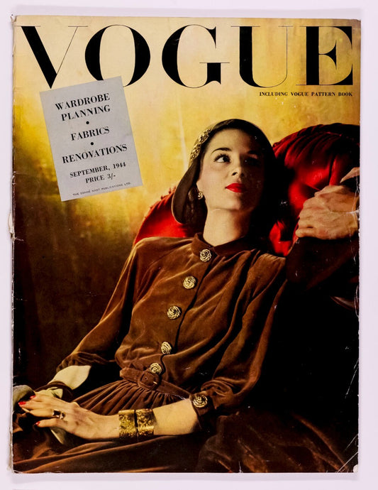 LEE MILLER Cecil Beaton NORMAN PARKSINSON Vogue Sept 1944 Margot Fonteyn RJD vtg