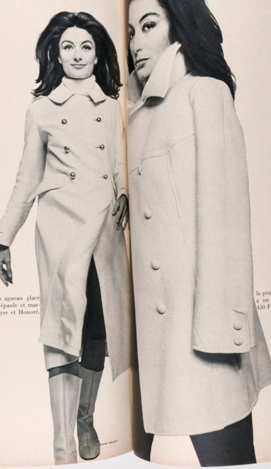 Rolex GUY BOURDIN Anouk Aimee PICASSO Paris Vogue 1966 November BALENCIAGA Knapp